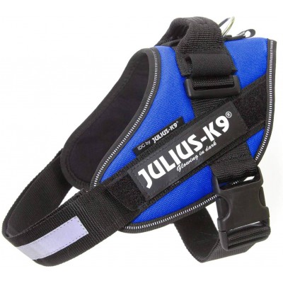 Шлейка для собак, синий Julius-K9 IDC-Powerharness Mini 49-67 см х 7-15 кг