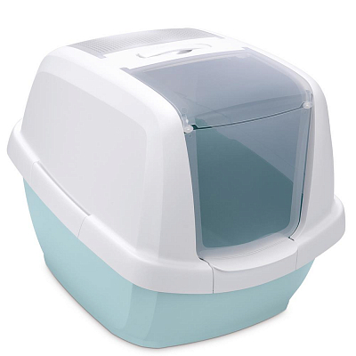 Био-Туалет для кошек, белый-цвет морской волны Imac Maddy 62 х 49,5 х 47,5 см