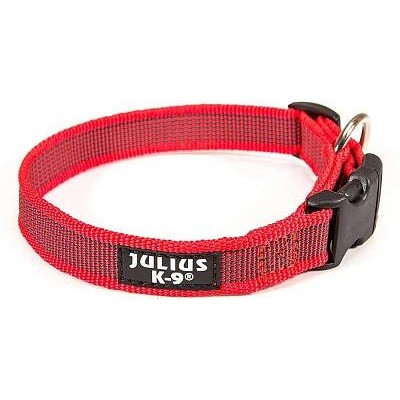Ошейник для собак, красно-серый Julius-K9 Color & Gray 27-42 см х 2 см