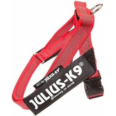 Шлейка для собак Ремни, красный Julius-K9 Color & Gray IDC 2 67-97 см х 28-40 кг