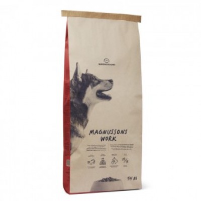 Корм для собак с высоким потреблением энергии Magnusson Meat & Biscuit Work 14 кг