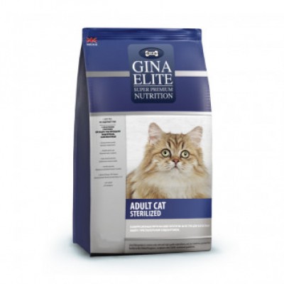 Корм сухой для стерилизованных котов и кошек Gina Elite Adult Sterilized 3 кг