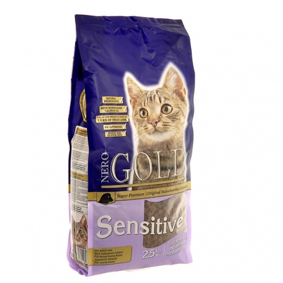 Корм для кошек с чувствительным пищеворением на ягненке Nero Gold Cat Adult Sensitive 18 кг