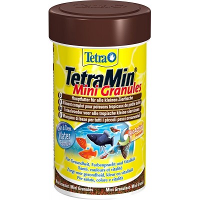 Корм в mini гранулах для молоди и мелких рыб Tetra Min Mini Granules 100 мл