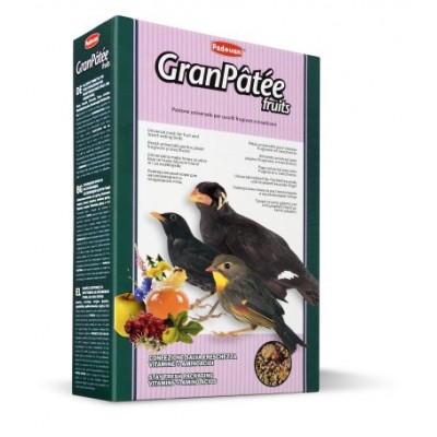 Корм для насекомоядных птиц с фруктами Padovan GranPatee Fruits 1 кг