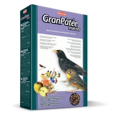 Корм для насекомоядных птиц с насекомыми Padovan GranPatee Insectes 1 кг