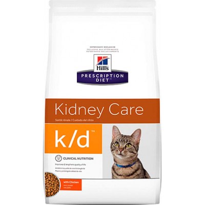 Диета для для лечения почек у кошек, оксалаты, ураты Hills Prescription Diet k/d 400 г