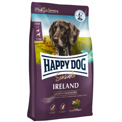 Сухой корм для собак с лососем и кроликом Happy Dog Ireland 1 кг