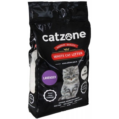 Наполнитель комкующийся Catzone Lavender 10 кг