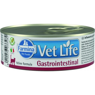 Паштет для кошек Farmina Vet Life Natural Diet Cat Gastrointestinal 85 г
