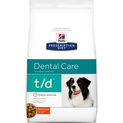 Диета для собак для лечения заболеваний полости рта Hills Prescription Diet Dental Care t/d 3 кг