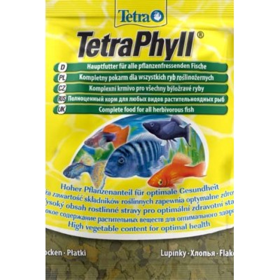 Корм для всех видов рыб растительные хлопья, sachet Tetra Phyll 12 г