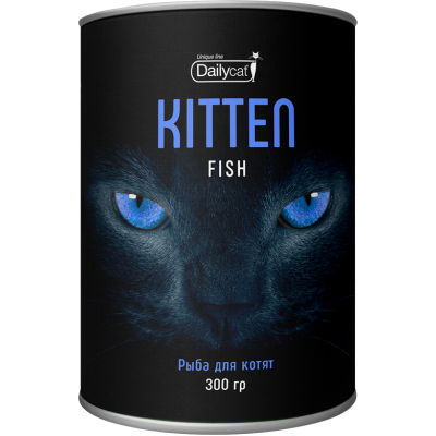 Корм для котят с сельдью Dailycat Unique line KITTEN Fish 300 г
