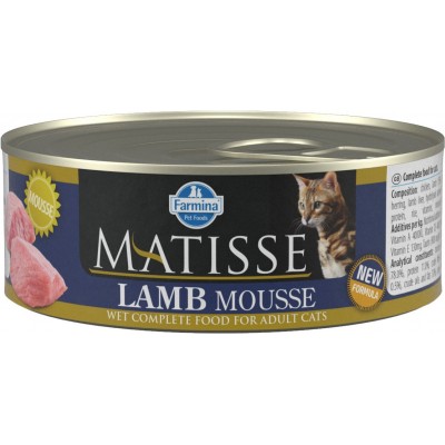 Консервы для кошек мусс ягненок Farmina Matisse Mousse 85 г