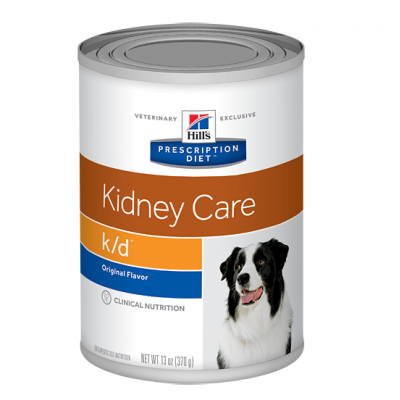 Диета консервы для собак для лечения заболеваний почек Hills Prescription Diet Kidney Care k/d 370 г
