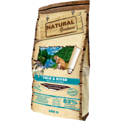 Сухой корм для кошек Natural Greatness Field & River Recipe 600 г