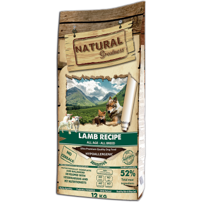 Сухой корм для собак Natural Greatness Lamb Recipe Sensitive 12 кг