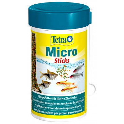 Корм для мелких видов рыб Tetra Micro Sticks 100 мл