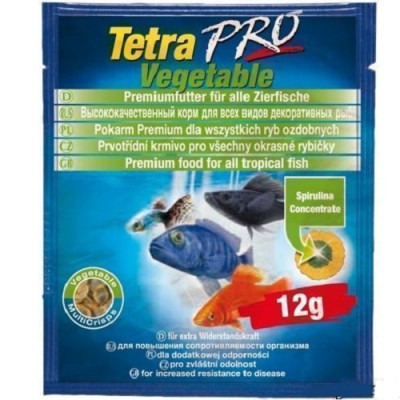 Растительный корм для всех видов рыб в чипсах, sachet Tetra Pro Algae Crisps 12 г