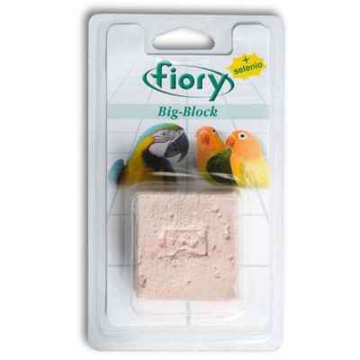 Big-Block Fiory Био-камень для птиц с селеном 100 г