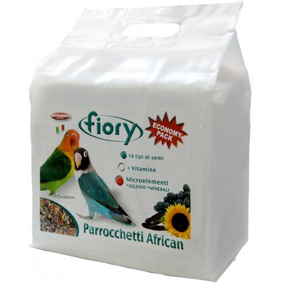 Parrocchetti African Fiory Корм для средних попугаев 3,2 кг