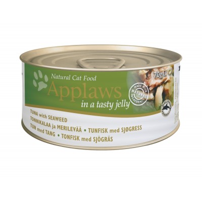 Кусочки в желе для кошек с тунцом и морской капустой Applaws Jelly Tuna&Seaweed 70 г