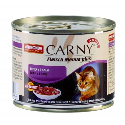 Консервы для кошек с говядиной и ягненком Animonda Carny Adult 200 г