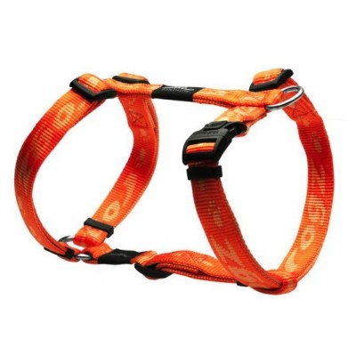 Шлейка для собак, оранжевая Rogz H-Harness XL