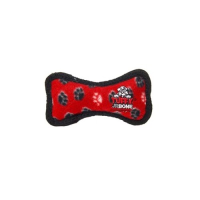 Супер-прочная игрушка для собак Кость, красный, прочность 8/10 Tuffy Jr Bone Red Paw 68 г