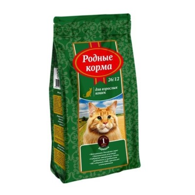 Сухой корм для взрослых кошек, с барашком Родные корма Adult Mutton 2,05 кг