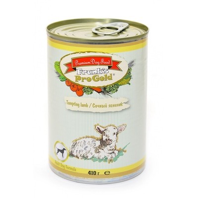 Консервы для собак "сочный ягненок" Franks ProGold Tempting lamb Adult Dog Recipe 410 г