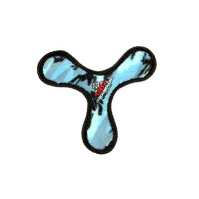 Супер прочная игрушка для собак Бумеранг малый, голубой камуфляж, прочность 8/10 Tuffy Jr Bowmerang Camo Blue 68 г