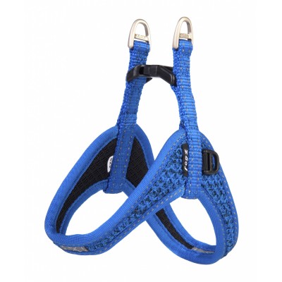Шлейка разъемная для собак малых и средних пород, синяя Rogz Fast-Fit Harness M/L