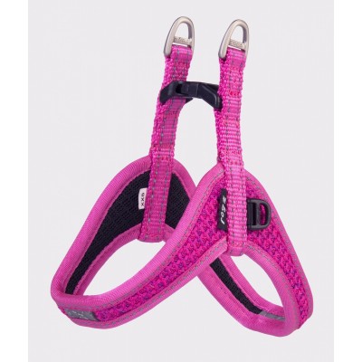 Шлейка разъемная для собак малых и средних пород, розовая Rogz Fast-Fit Harness S/M