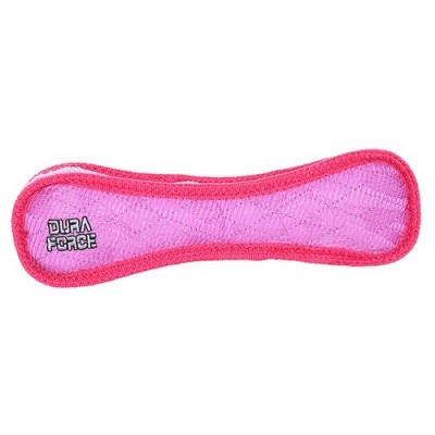 Супер прочная игрушка для собак Косточка, розовый, прочность 9/10 Tuffy Bone Tiger Pink/Pink 181 г