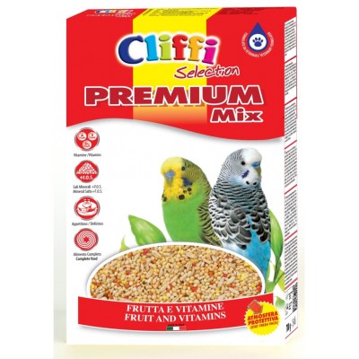 Корм для волнистых попугаев Cliffi Premium Mix Budgerigars 800 г