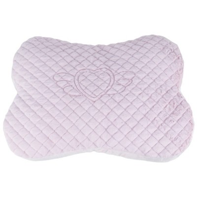 Стеганая подушка-лежанка из искусственного меха "Ангельская костчка", розовый Pinkaholic Angel bone cushion розовая