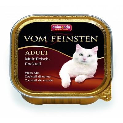 Консервы для взрослых кошек: коктейль из разных сортов мяса Animonda Vom Feinsten Adult 100 г