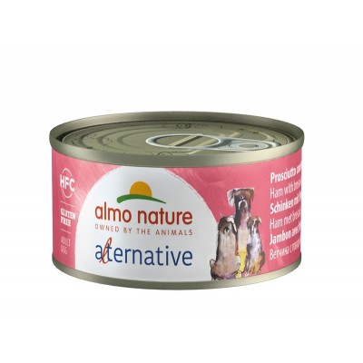 Консервы для собак "ветчина и говядина брезаола", 55% мяса Almo Nature HFC Alternative Dogs Ham & BRESAOLA 70 г