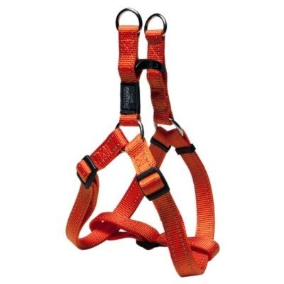 Шлейка разъемная для собак, оранжевая Rogz Step in Harness XL