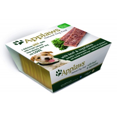 Паштет для собак с говядиной и овощами Applaws Dog Pate with Beef&vegetables 150 г