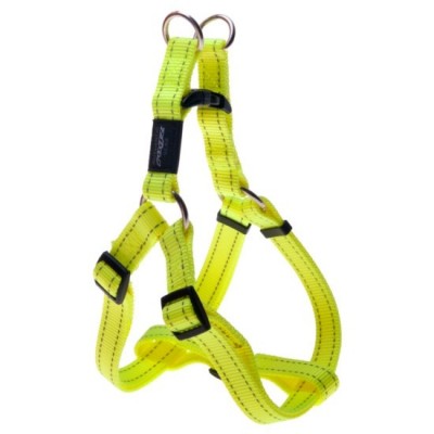 Шлейка разъемная для собак, желтая Rogz Step in Harness XL