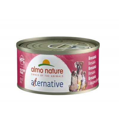 Консервы для собак "говядина брезаола", 55% мяса Almo Nature HFC Alternative Dogs BRESAOLA 70 г