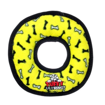 Супер прочная игрушка для собак Кольцо, желтый, прочность 9/10 Tuffy Ultimate Ring Yellow Bone 249 г
