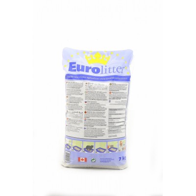 Комкующийся наполнитель "Контроль запаха", без пыли, лаванда Eurolitter Dust Free 7 кг