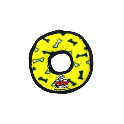 Супер прочная игрушка для собак Кольцо малое, желтый, прочность 9/10 Tuffy Jr Ring Yellow Bone 113 г