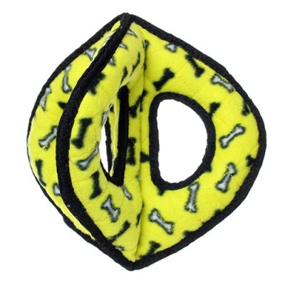 Супер прочная игрушка для собак Тройное кольцо, желтый, прочность 9/10 Tuffy Ultimate 3WayRing Yellow Bone 272 г