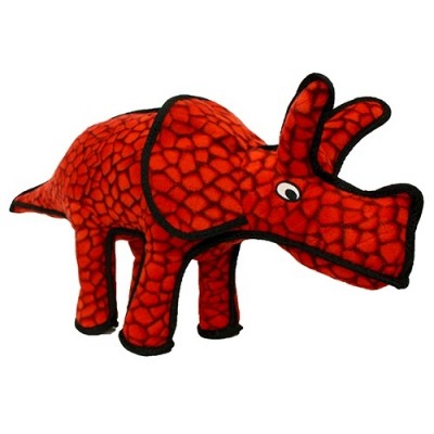 Супер игрушка для собак Динозавр Трицератопс, малый, прочность 8/10 Tuffy Jr Dinosaur Triceratops 317 г