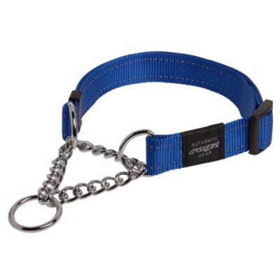 Полуудавка строгая серия, синий Rogz OBedience Half Check Collar XL