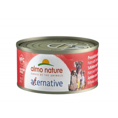 Консервы для собак "ветчина и пармезан", 55% мяса Almo Nature HFC Alternative Dogs Ham & PARMESAN 70 г